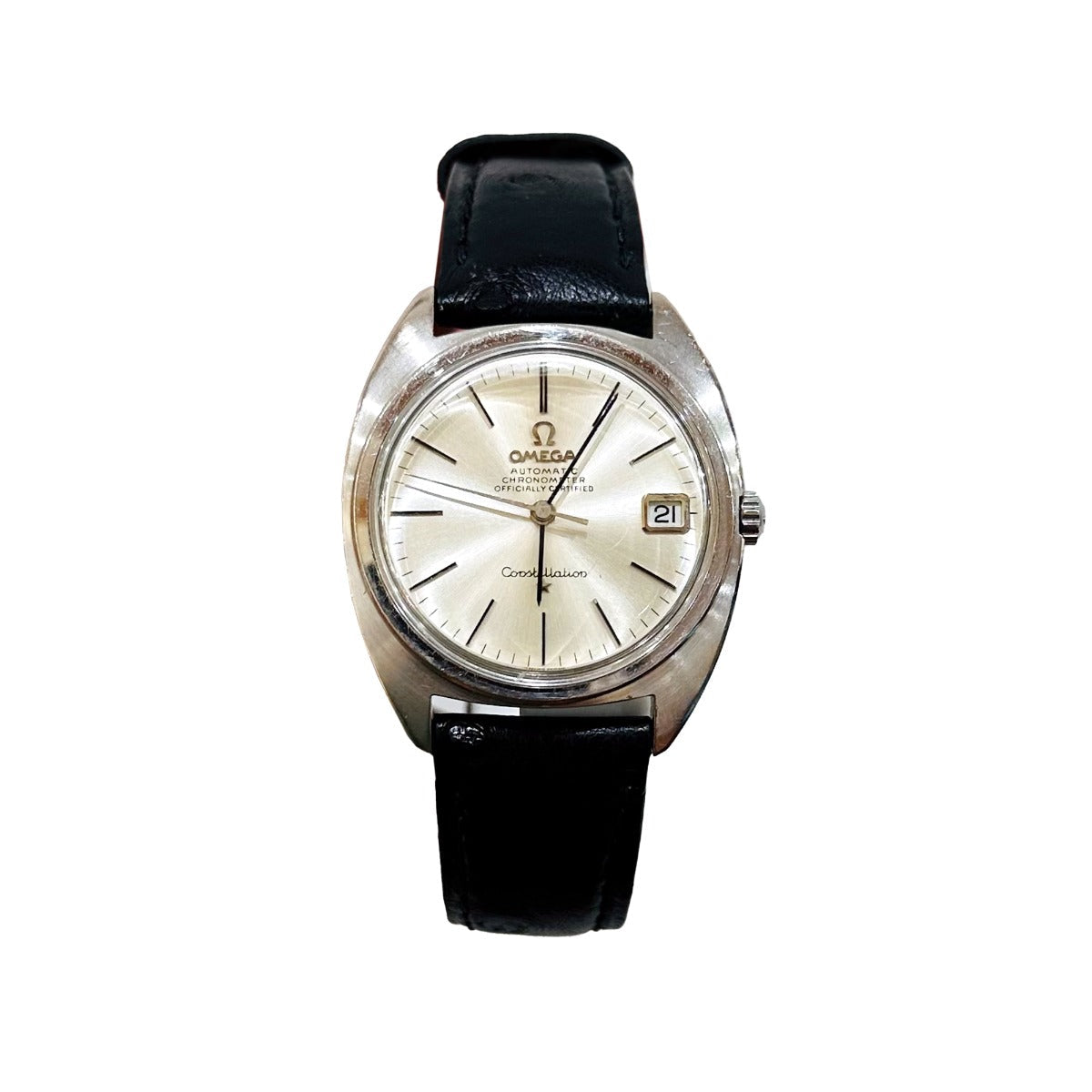 Omega Constellation 18K White Gold Vintage Watch – Rare Swiss Luxury Timepiece